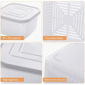 Transparent Double-layer Sealed Storage Box