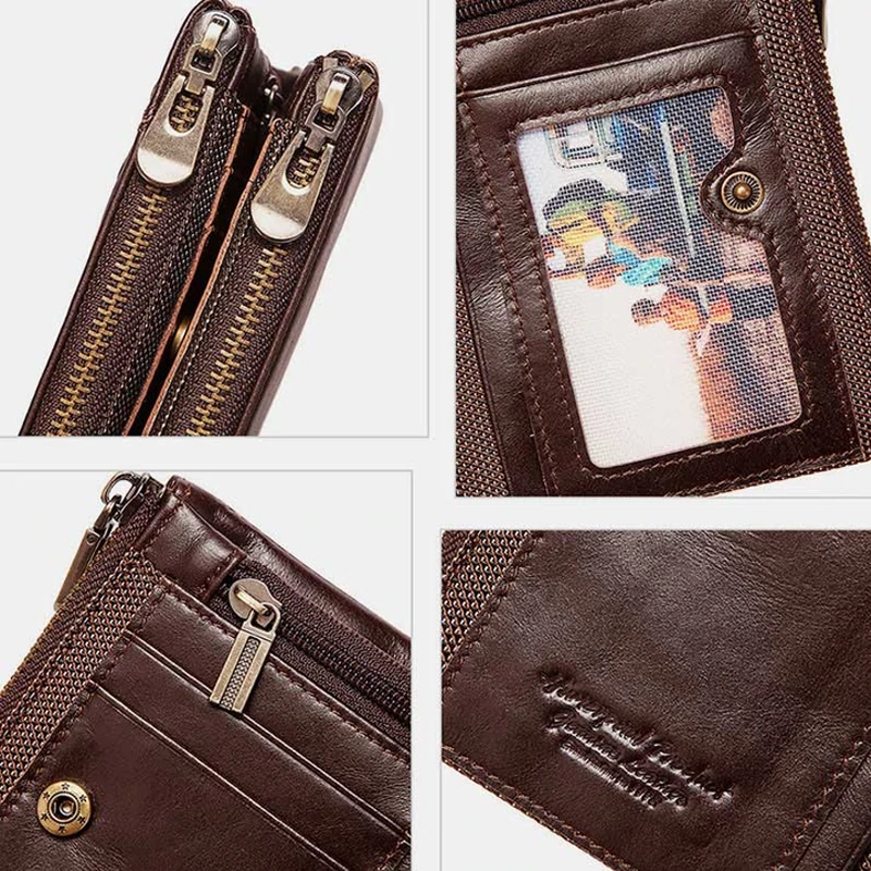 RFID Multi-slot Vintage Wallet