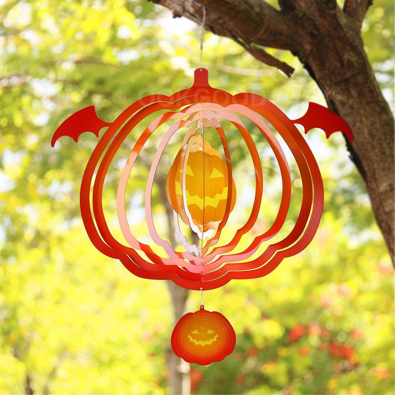 Halloween Themed 3D Optical Illusion Hanging Wind Spinner