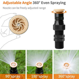 360° Rotation Auto Irrigation System Garden Lawn Sprinkler Patio