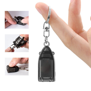 Mini Foldable Nail Cutter with Key Ring