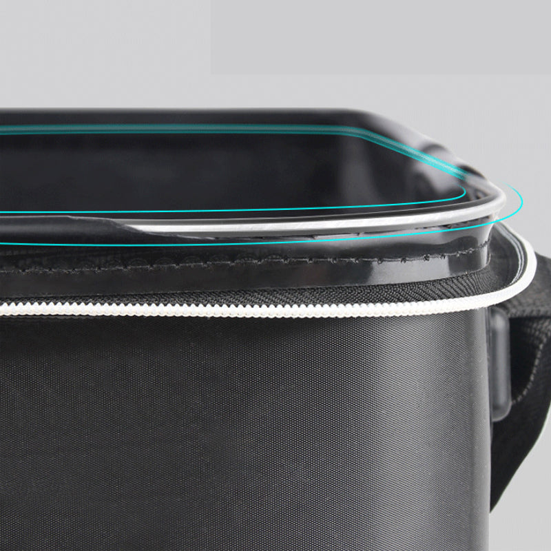 Foldable waterproof fishing bucket -live fish container