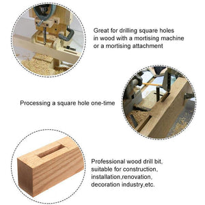 Hollow Chisel Mortise Drill Tool