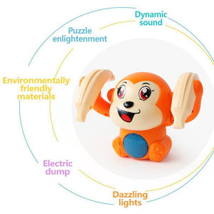 🎄CHRISTMAS SALE NOW🎄Early infant electric flip and head monkey toys