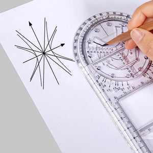 Multifunctional Student Math Ruler