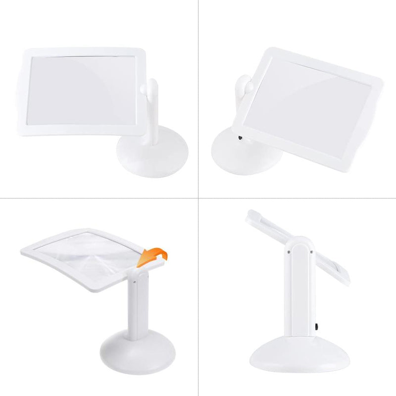 Hand-Free Desktop Magnifier with LED