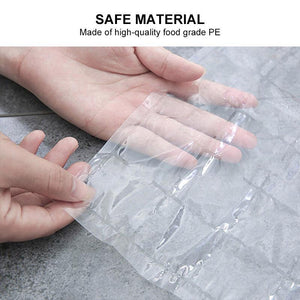 Self-Sealing Ice Cube Shaped Bags