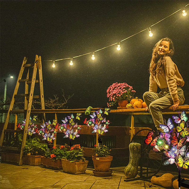 Solar Butterfly Garden Lights