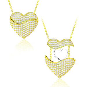 Womens Heart Necklace