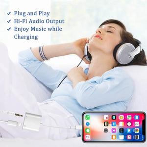 Hirundo Headphone Jack Adapter Compatible for iPhone