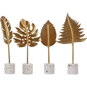 Golden Leaves Ornaments