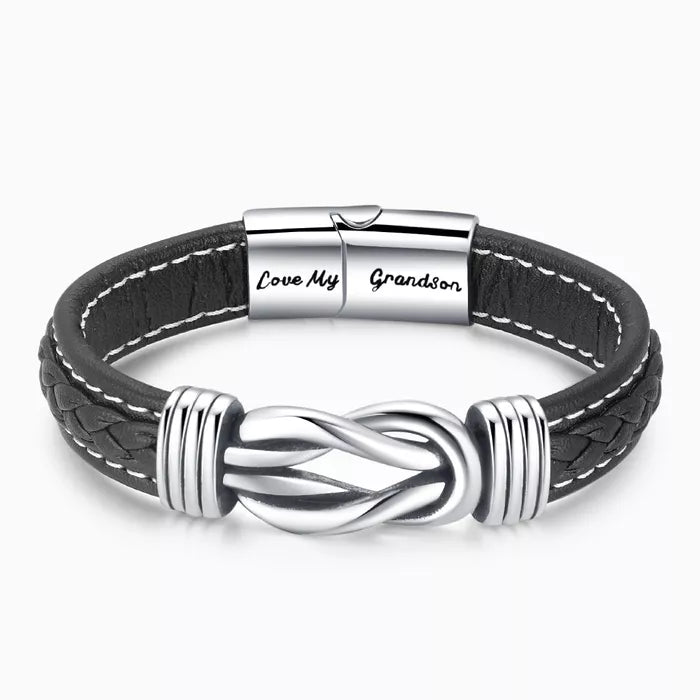 🎁Forever Linked Together Braided Leather Bracelet