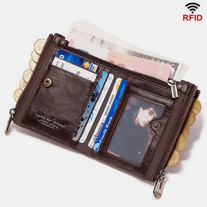 RFID Multi-slot Vintage Wallet