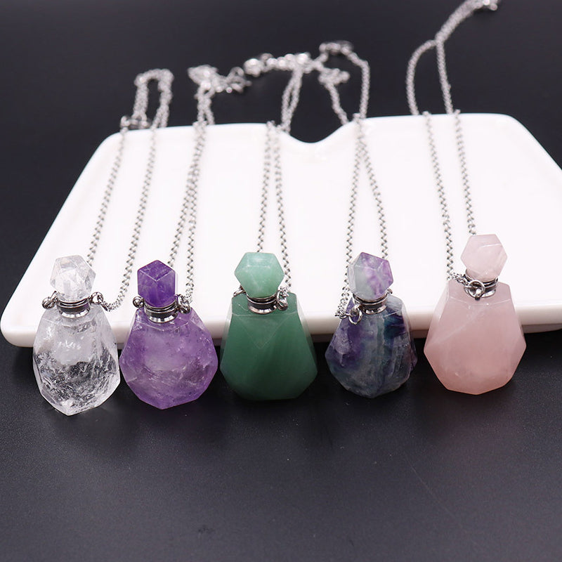 Crystal Perfume Diffuser Necklace