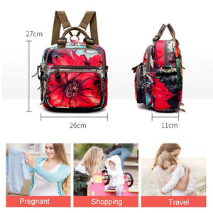 Leisure Style Flower Pattern Backpack