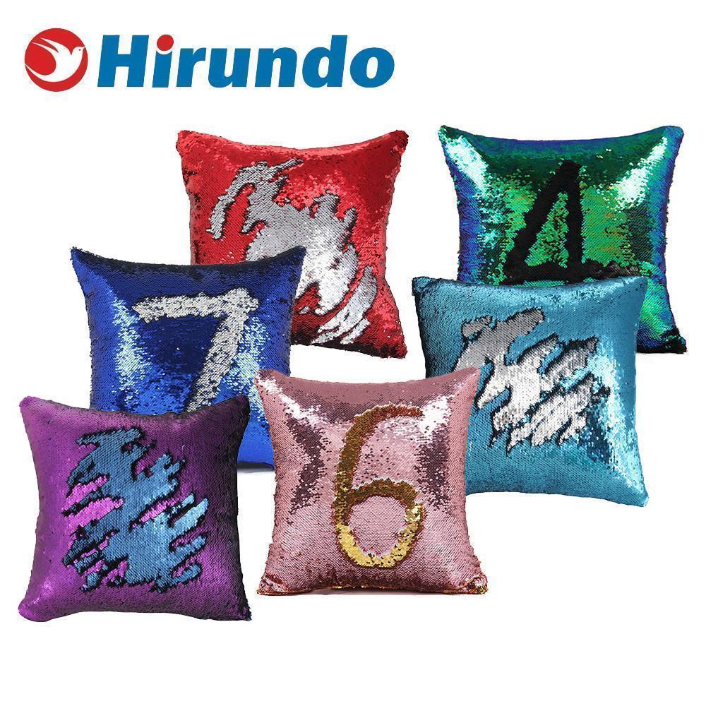 Hirundo Amazing Reversible Sequin Pillow, insert included