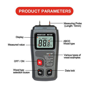 Handheld Digital Wood Moisture Meter