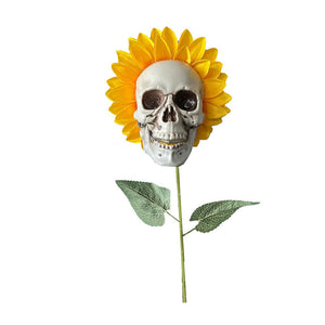 DIY Sunflower Skeletons Decor