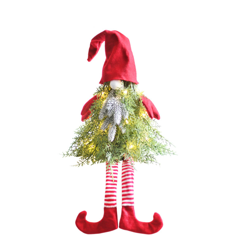 Santa Faceless Mini Christmas Tree