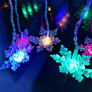 LED Snowflake Curtain Light