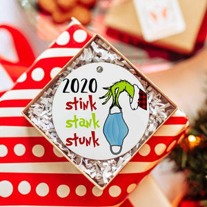 2020 Stink Stank Stunk Christmas Ornament