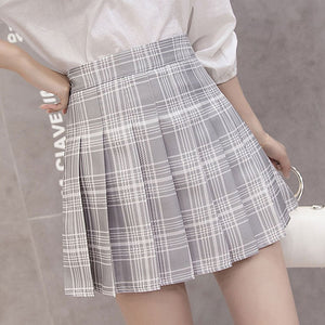 High Waist Pleated Skirt