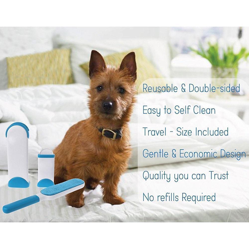 Reusable Pet Fur Remover Brush Set