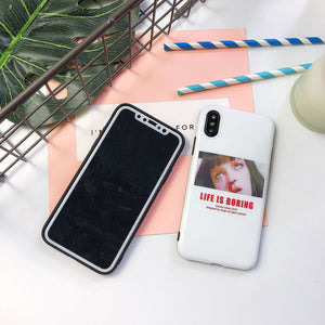 The Girl Silicone iPhone Case