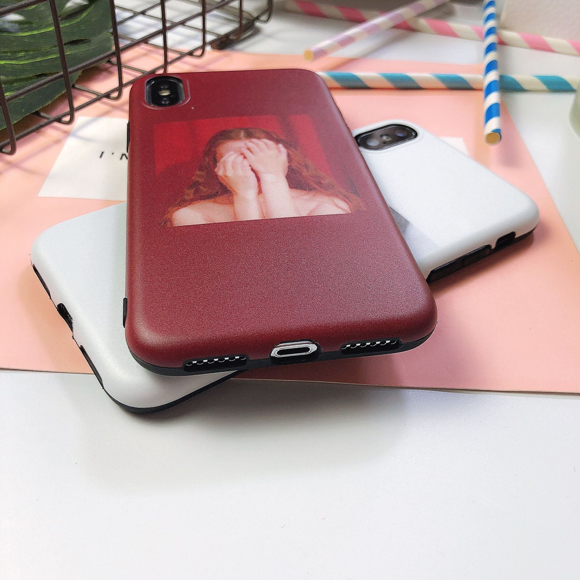 The Girl Silicone iPhone Case