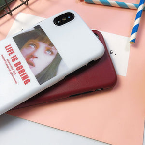 The Girl Silicone iPhone Case