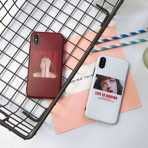 The Girl Silicone iPhone Case