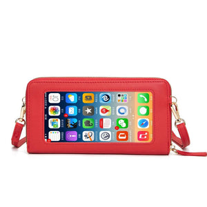 Touch Screen RFID Blocking Cellphone Purse