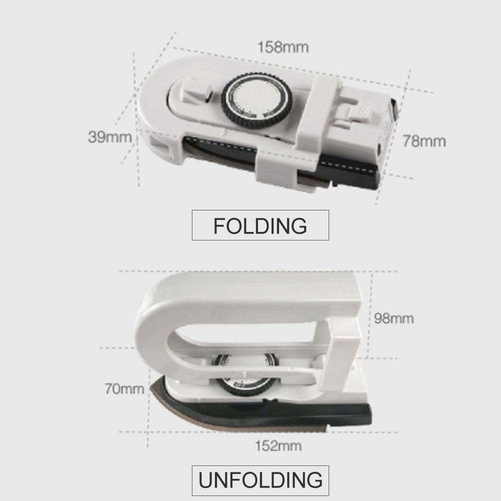 Portable Handheld Iron With Universal Plug