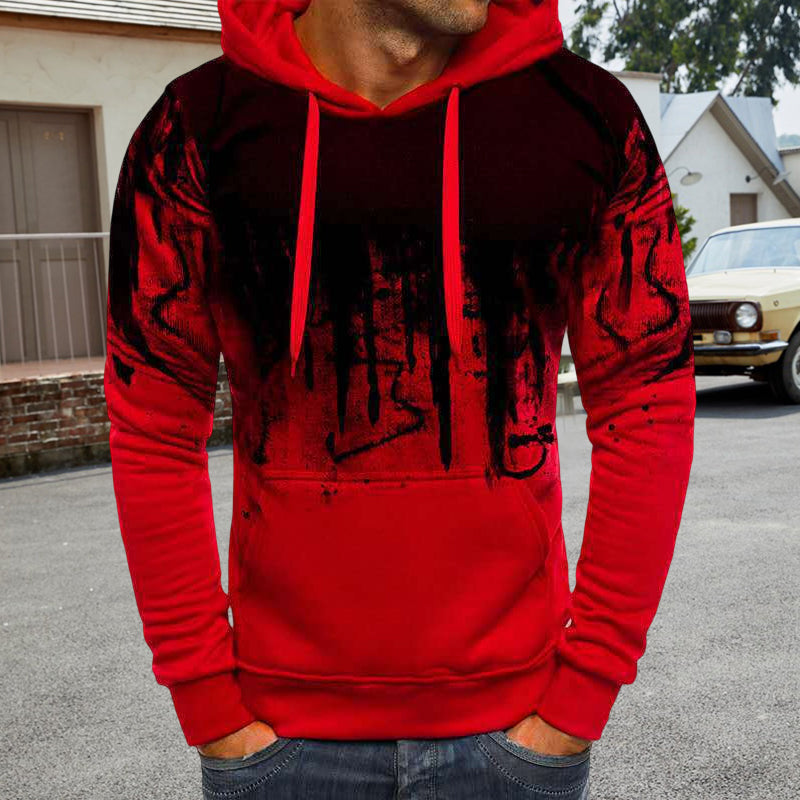 Men's Ink Splash Print Sweatshirt