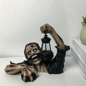 Zombie Terror Scary Statue