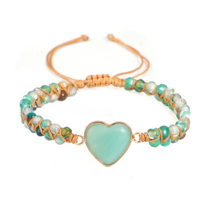 Tenderness bracelet in amazonite stone