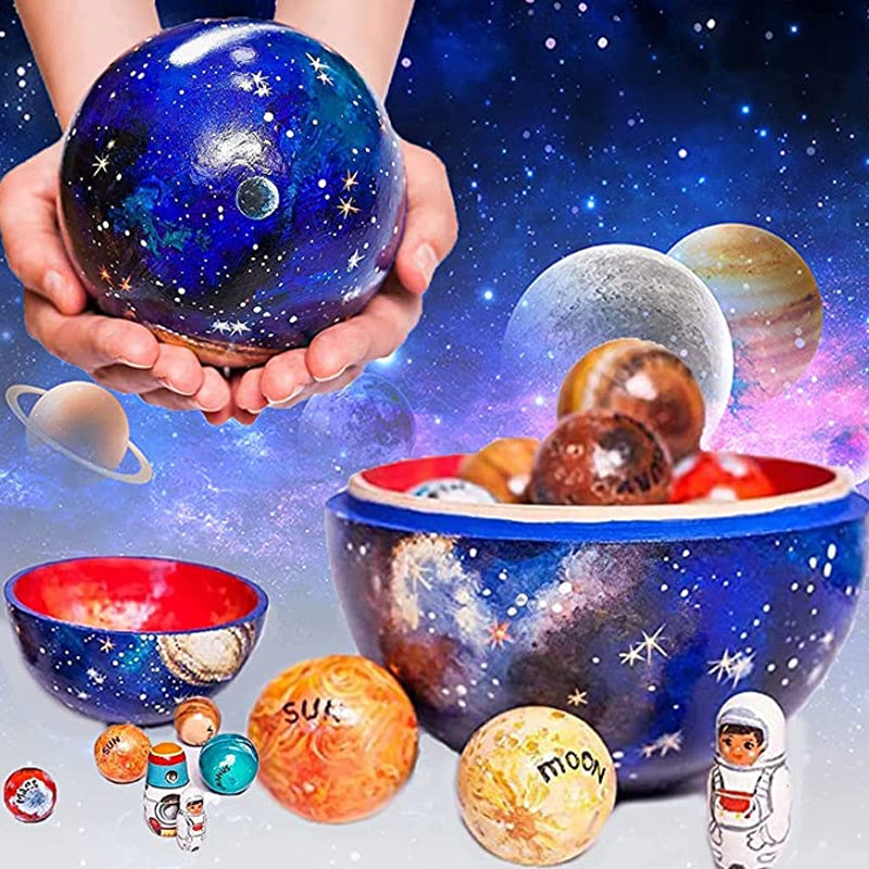 Wooden Solar System - Cosmos Learning Game Toy