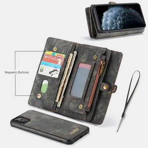 2 in 1 Magnetic Wallet Detachable Case for Phone