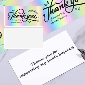 Laser Thank You Card