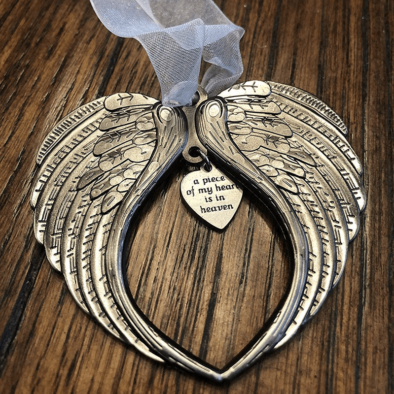 🎄Christmas ornaments angel wings bell-memorial christmas gift🎅