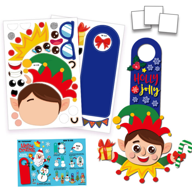 Halloween & Christmas Door Decoration Stickers