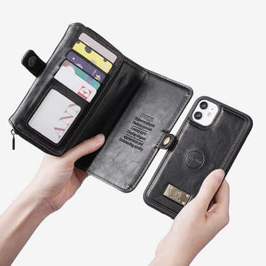 3-In-1 Retro Tri-Fold Wristlet Phone Bag