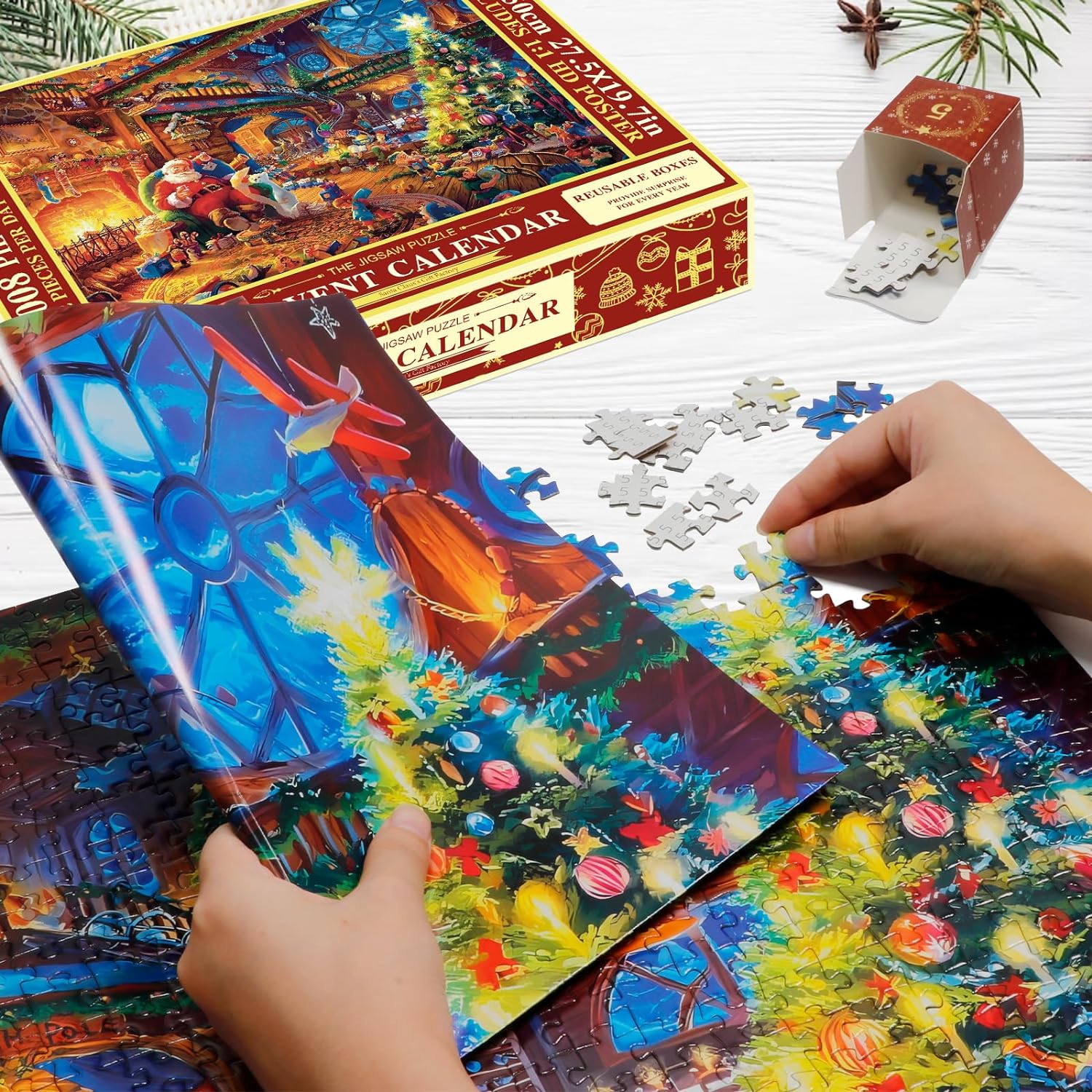 🧩🧩Advent Calendar 2023 Christmas Jigsaw Puzzles