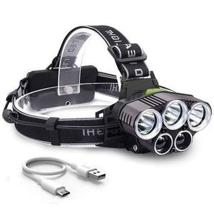 LED Super Bright Rechargeable Headlamp