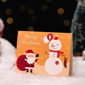 Christmas Thanksgiving Day Gilded Greeting Cards