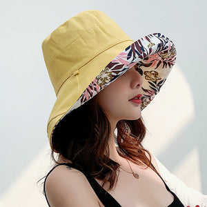 Wide Brim Cotton Summer Hat