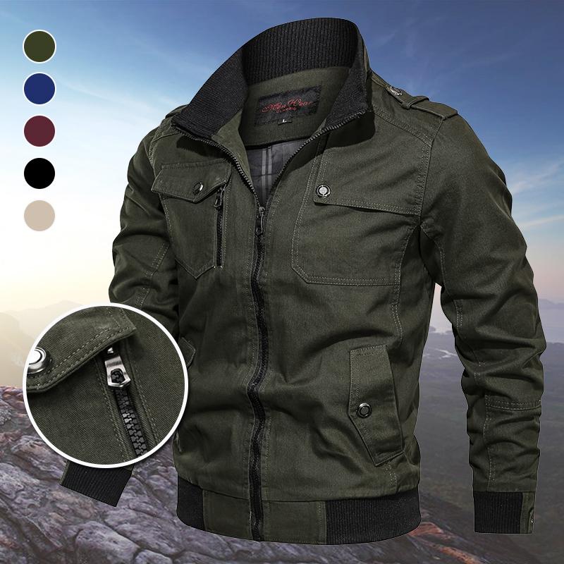 Men's Casual Solid Color Jacket