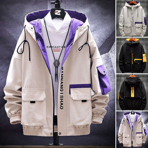 Men's Waterproof Hooded Rainproof Jacket