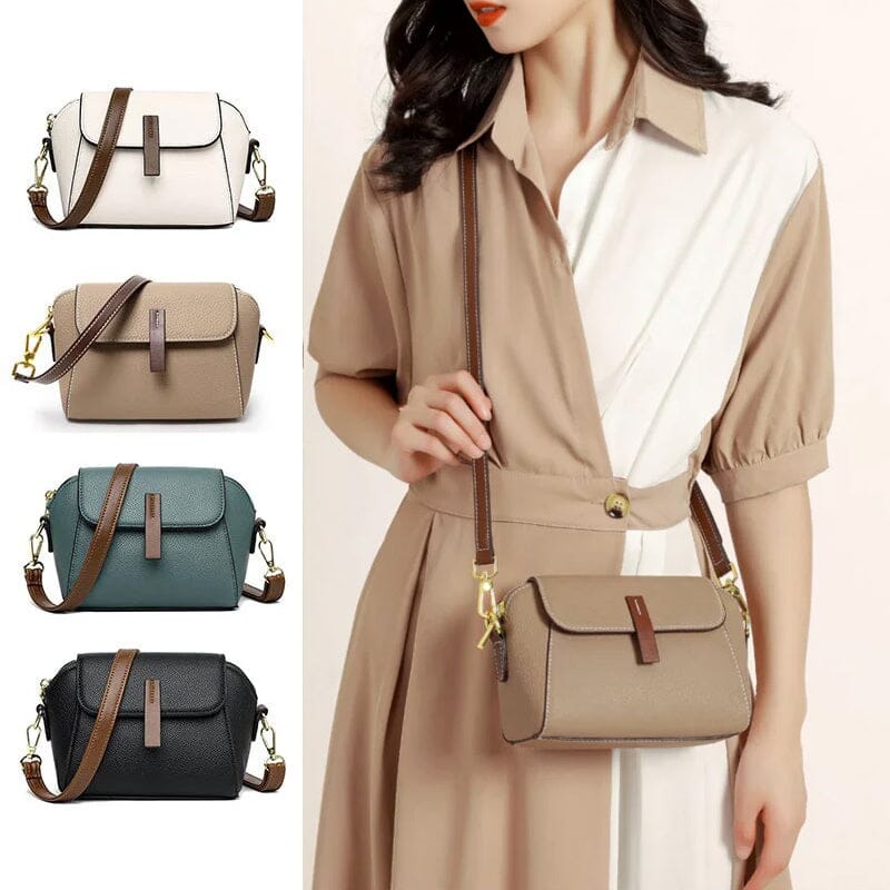 Light Luxury Soft Leather Crossbody Bag