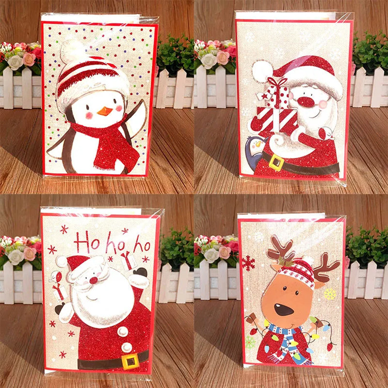 Merry Christmas Music Greeting Card (12pcs)